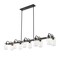 Z-Lite Delaney 10 Light Island/Billiard, Matte Black & Clear 471-10L-MB - alternate 7